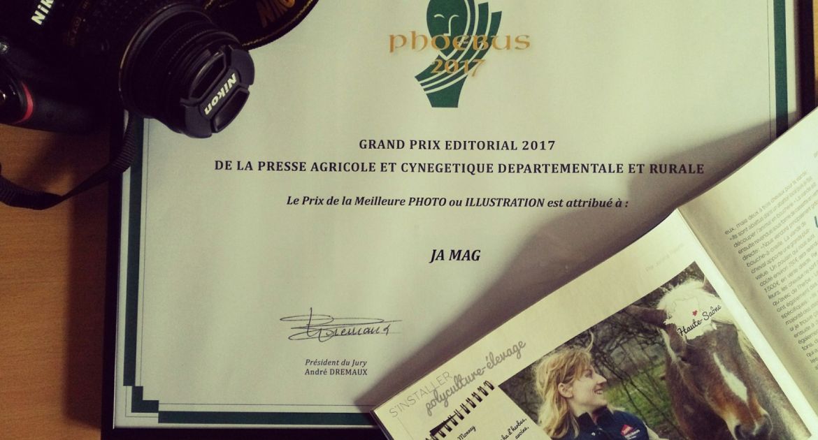 JA MAG récompensé JA MAG récompensé